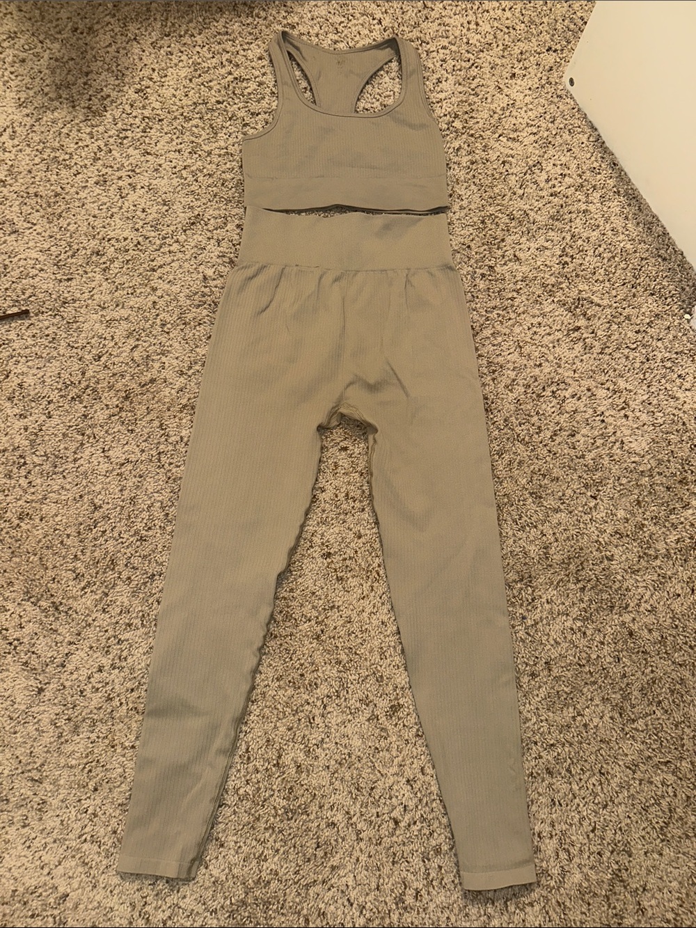 H&M Ribbed Racerback Legging Set